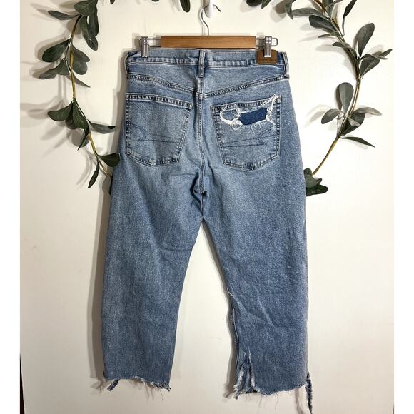 American Eagle Low-Rise Baggy Straight Jeans - Picture 4 of 6